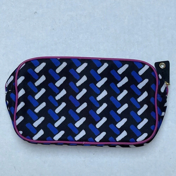 Opening Ceremony Estee Lauder Zipper Cosmetic Travel Makeup Pouch Purse Bag Geo - Picture 3 of 6